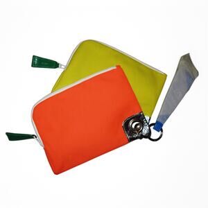 Zaldy Add a Pouch Color Block Makeup Bag Set